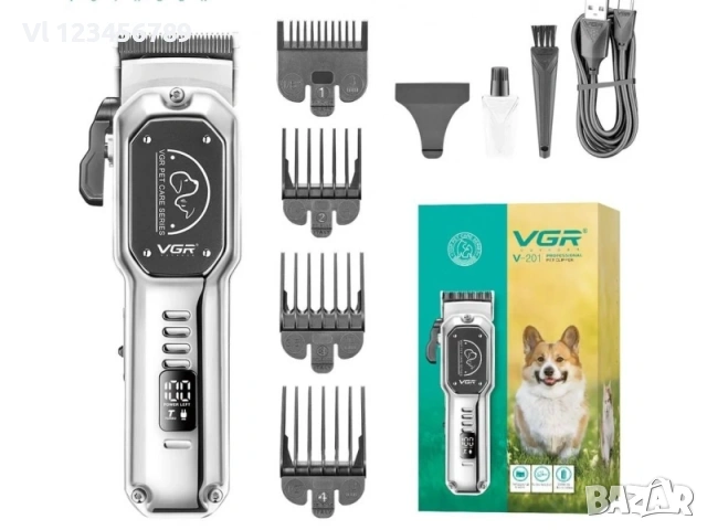 Машинка за подстригване на домашни любимци VGR V-201 