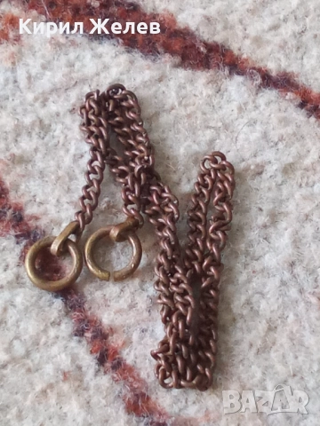 Стар кюстек за джобен часовник 31484, снимка 2 - Антикварни и старинни предмети - 52163274