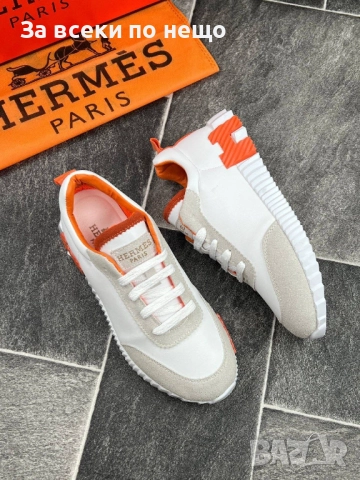 Hermes Дамски Маратонки👟Дамски Спортни Обувки Хермес - 2 Налични Цвята Код E817, снимка 2 - Маратонки - 51477497