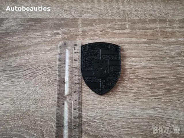 Черна Емблема лого Porsche, снимка 5 - Аксесоари и консумативи - 50066183