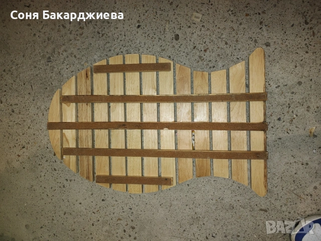 дървена подложка, снимка 4 - Декорация за дома - 53892030