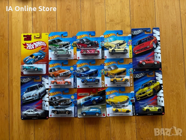 Hot Wheels BMW M1 Procar; E39 M5; M3 Wagon; 635 CSi; 2002; 507; M2
