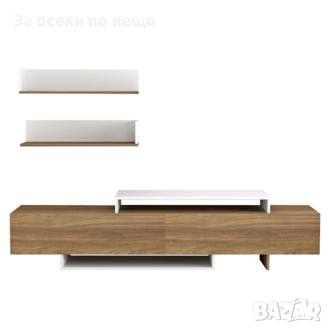 ТВ сет Едуардо - цвят натурал-бял Код P1319, снимка 3 - Шкафове - 51951104