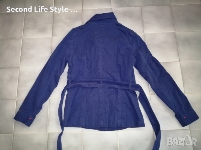 Tommy Hilfiger оригинално дамско преходно яке с колан и пайети р-р M, снимка 13 - Якета - 53816172