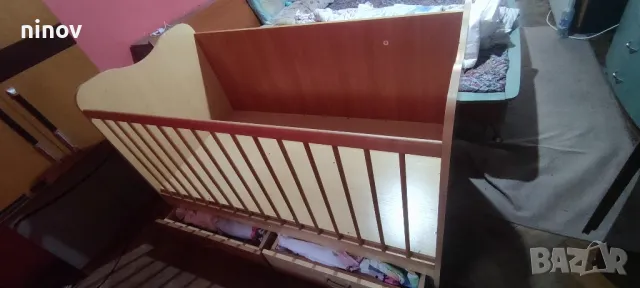 Дечко легло с шкафове , снимка 7 - Бебешки легла и матраци - 50411346