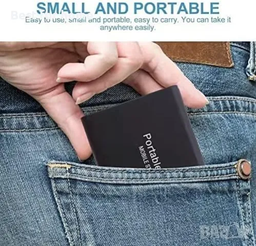 Външен диск 14TB SSD външен твърд диск USB-C USB 3.1, снимка 2 - Твърди дискове - 50137828