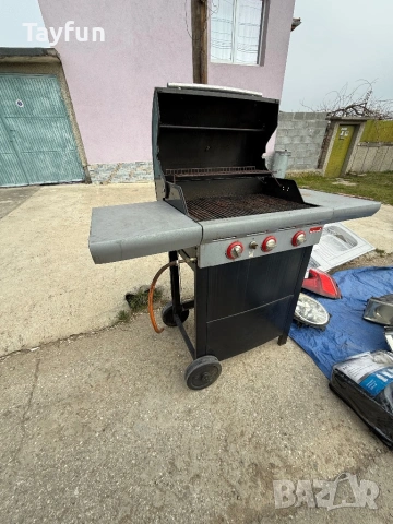Газово барбекю Barbecook с 3 горелки, снимка 4 - Други стоки за дома - 53843536
