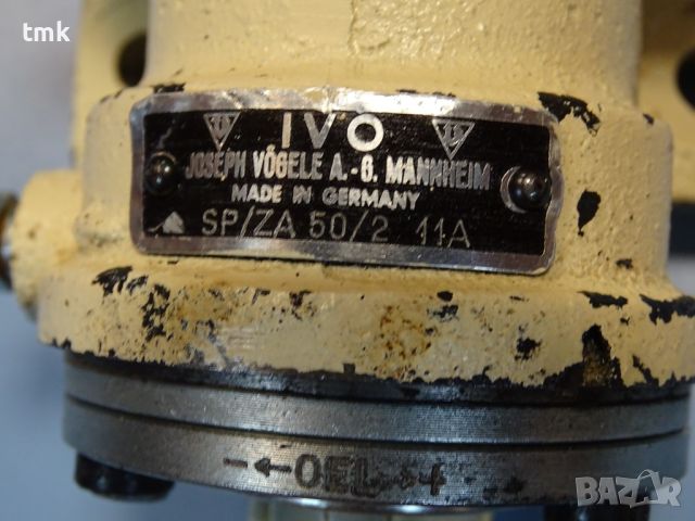 Хидравлична помпа Joseph Vobele IVO SP/ZA 50/2 11A gear pump, снимка 3 - Резервни части за машини - 45338228