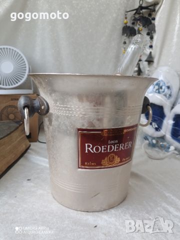 Шампаниера original Vintage  CHAMPAGNE LOUIS ROEDERER  REIMS - CHAMPAGNE COOLER Made in France 1970, снимка 11 - Други ценни предмети - 46806377