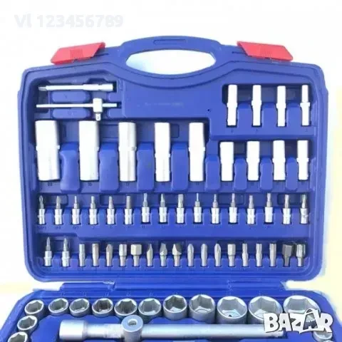 Гедоре Комплект KraftWelle , 108 Части, Хром/Ванадий, 1/4 И 1/2., снимка 3 - Гедорета - 50789887