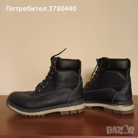 Мъжки зимни кожени обувки"FILA", снимка 2 - Маратонки - 48975130