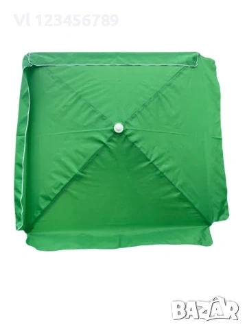 Огромен градински чадър правоъгълен - 2,7х2,5 м 