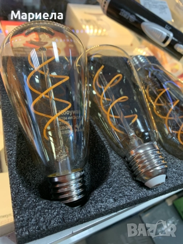 LED крушка с нажежаема жичка / Ретро крушка /Античен стил , снимка 4 - Лед осветление - 52156728