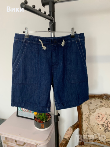 Мъжки къси дънкови панталони размер 32, отговарят на S-XS, снимка 10 - Къси панталони - 44992125