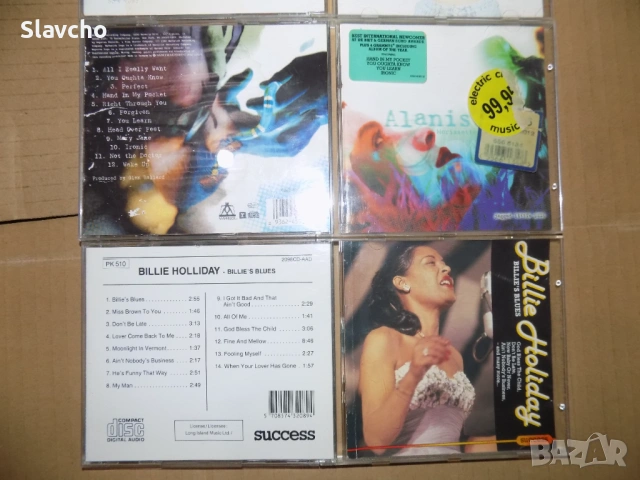 Компакт дискове на-Celine Dion–The Colour Of My Love,Falling Into/Alanis Morissette/ Billie Holiday, снимка 10 - CD дискове - 38590892