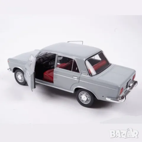 Метална колa FIAT 125 Special / Фиат, 1970, WhiteBox, мащаб 1:24, сив цвят, WB124128, снимка 8 - Колекции - 47762685