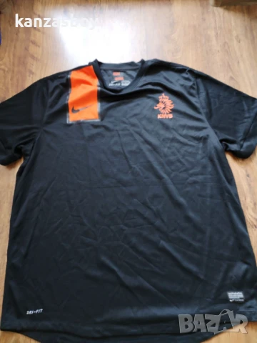 NIKE HOLLAND 2012 2013 AWAY SHIRT - мъжка футболна тениска КАТО НОВА 2ХЛ, снимка 5 - Тениски - 50943239
