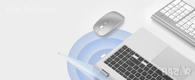 Безжична клавиатура и мишка TopMate Ultra Slim Combo, 2.4G, снимка 3 - Клавиатури и мишки - 45863616