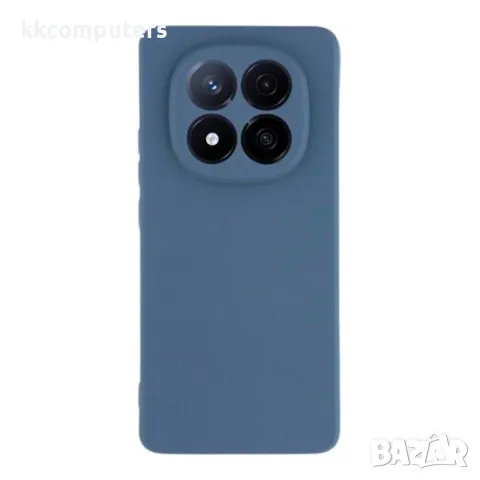 Силиконов кейс iPaky матиран, За Xiaomi Redmi Note 14 Pro 4G, Тъмносин
