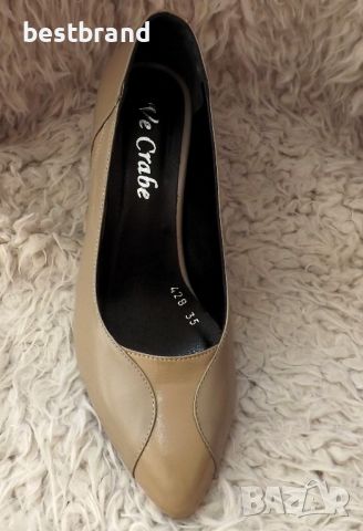 Дамски обувки от естествена кожа на ток , код 578/110, снимка 7 - Дамски елегантни обувки - 46407034