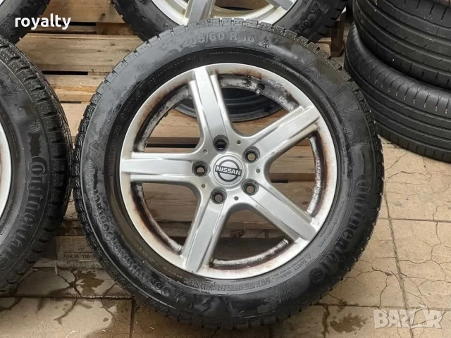 5х114.3 16 Цола Джанти Оригинални Nissan Juke Qashqai Кашкай ЕТ 40 J 6.5, снимка 2 - Аксесоари и консумативи - 52216358