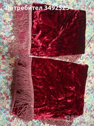 Две плюшени покривки 