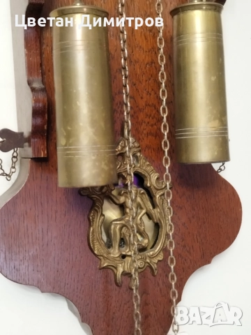 Антикварен холандски стенен-Фрезийски часовник,, снимка 9 - Антикварни и старинни предмети - 52618174