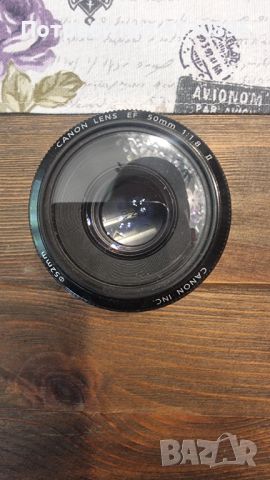 Canon lens ef 50mm 1:1.8, снимка 1 - Обективи и филтри - 46213753