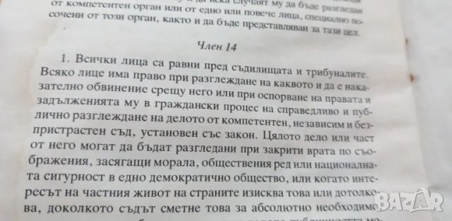 Международна харта за правата на човека - Сборник, снимка 5 - Специализирана литература - 49248202