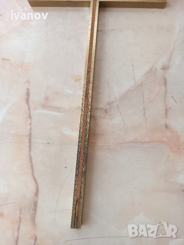 Масивен месингов кръст, снимка 4 - Други ценни предмети - 53758077