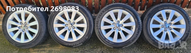 16 джанти с гуми за audi, skoda, vw
