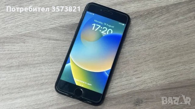 Iphone 8 BLack 64GB 100% Като Нов ! ! , снимка 1 - Apple iPhone - 46956406