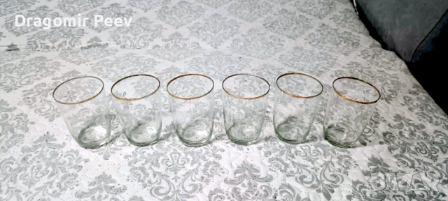 	Елегантен комплект чаши „Ретро дантела“ (Lace pattern) – 6 броя