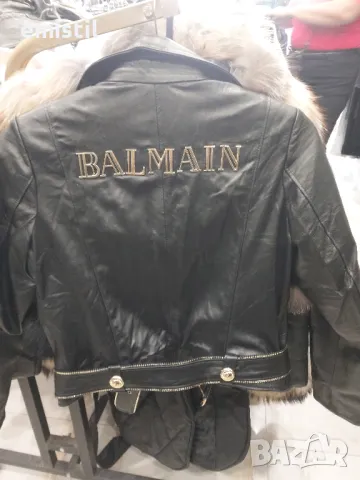 Balmain естествена кожа, снимка 4 - Якета - 47340905