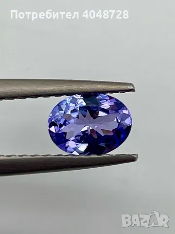 Инвестиционен естествен Танзанит 1.22ct. ALGT Сертификат, снимка 1 - Други - 47378632