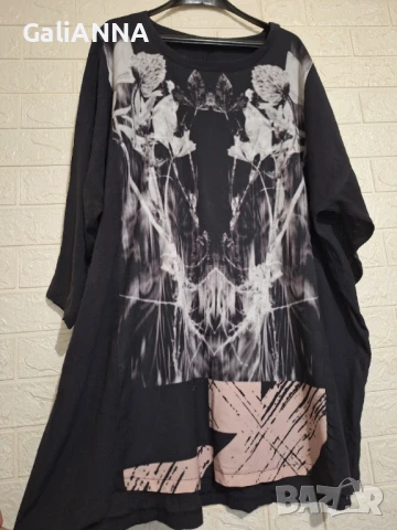 СТРАХОТНА ТУНИКА ЕФЕКТЕН МОДЕЛ 3XL-5XL, снимка 5 - Туники - 51241258