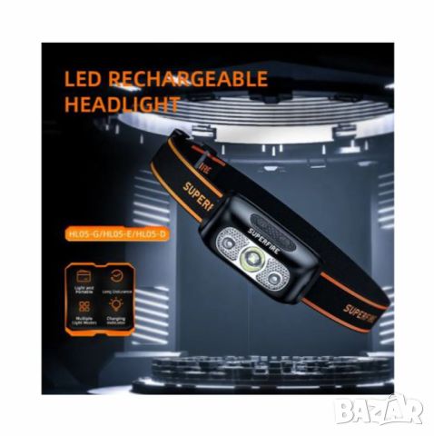 LED челник Led charge headlamp HL-05, снимка 2 - Други стоки за дома - 45568839