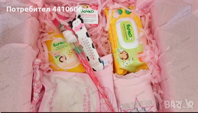 Подаръчен комплект за новородено момиче , снимка 4 - Други - 53658319