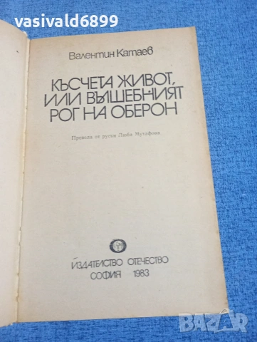 Валентин Катаев - Късчета живот или вълшебният рог на Оберон , снимка 4 - Художествена литература - 54183443