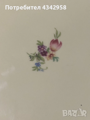 Johann Seltmann Vohenstrauss./1949 г./Порцеланова чиния., снимка 5 - Антикварни и старинни предмети - 52382279