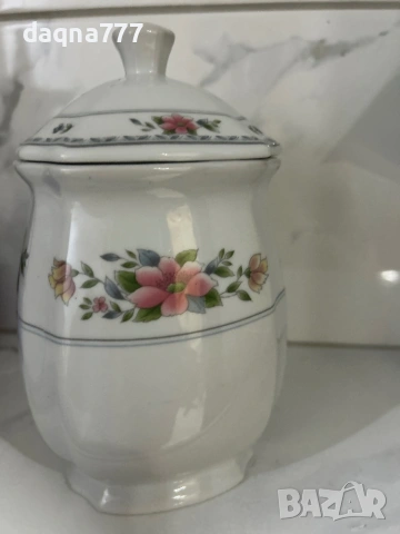 Vtg Порцеланов буркан немски, снимка 3 - Антикварни и старинни предмети - 53893091