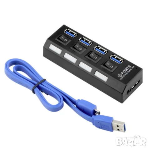 4 портов USB 3.0 хъб