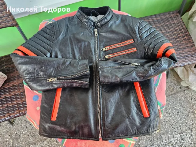 Детско яке от естествена кожа