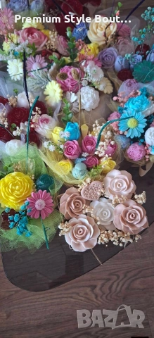 букет от соеви свещи , снимка 8 - Декорация за дома - 54004913