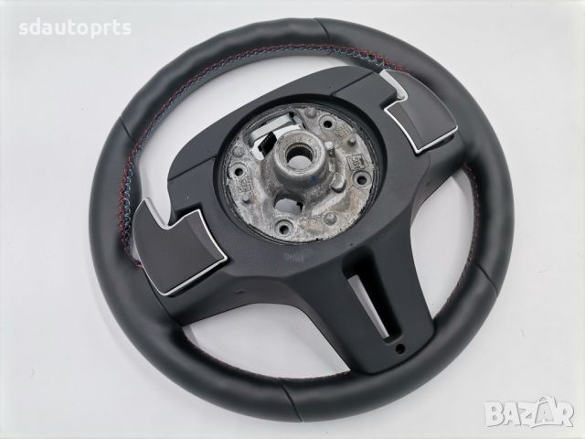 M Sport Черен Спортен Волан BMW X5M X6M M5 F90 M8 F91 F92 F93 F95 F96, снимка 9 - Части - 45925101