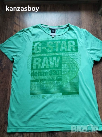 g-star - страхотна мъжка тениска L, снимка 4 - Тениски - 53204393