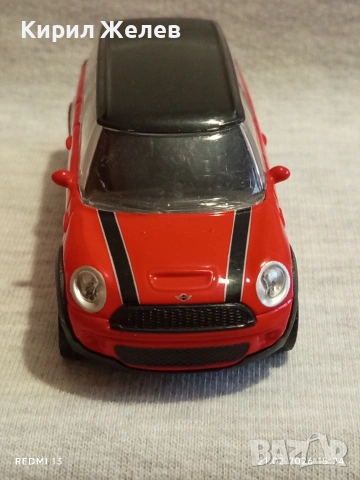 Метална количка Mini cooper много красива за КОЛЕКЦИЯ ДЕКОРАЦИЯ 48614, снимка 2 - Колекции - 53573023