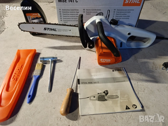 Моторен верижен трион Stihl MSE 141 C, снимка 3 - Моторни триони/резачки - 53625106