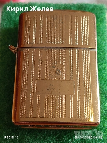 Луксозна метална запалка с реотан работи много красива 54500