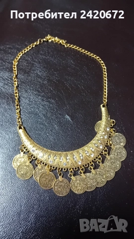 етно колие с пендари, снимка 2 - Колиета, медальони, синджири - 53399425